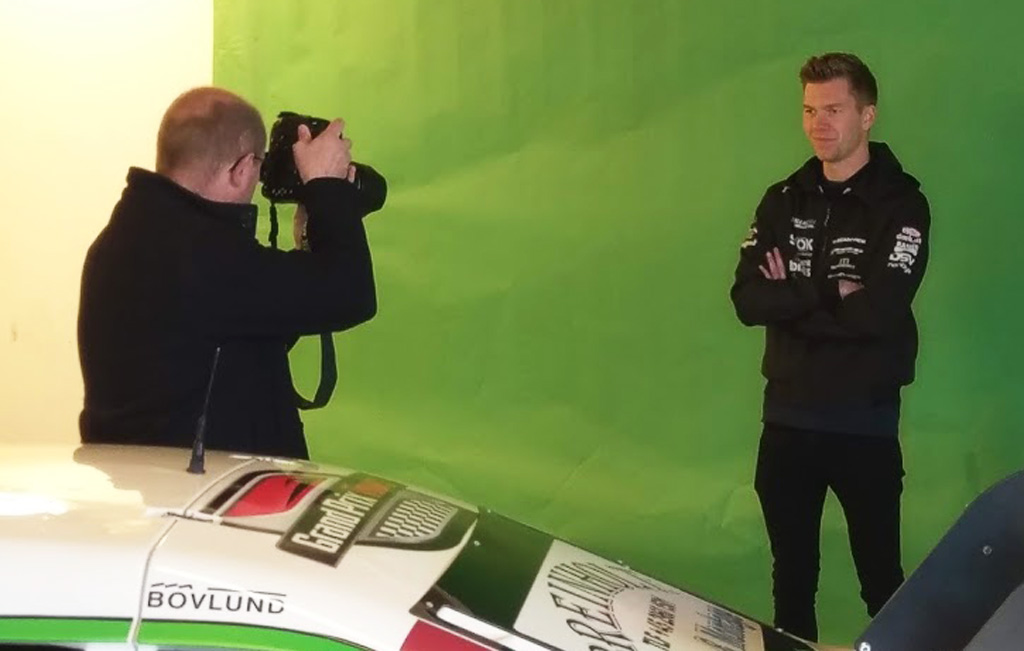 Morten Alstrup tog sig af kører fotos
(Foto: Motorsporten.dk)